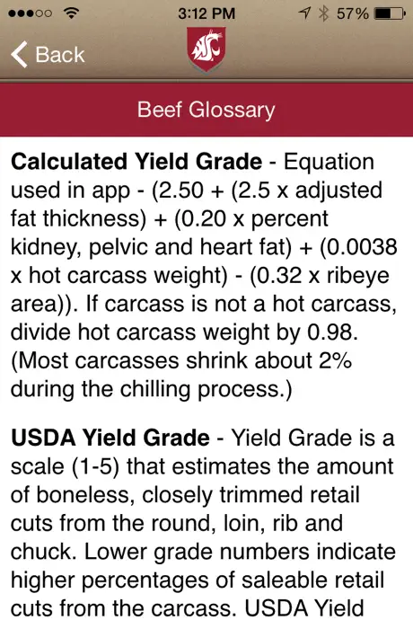 Livestock Carcass Calculator