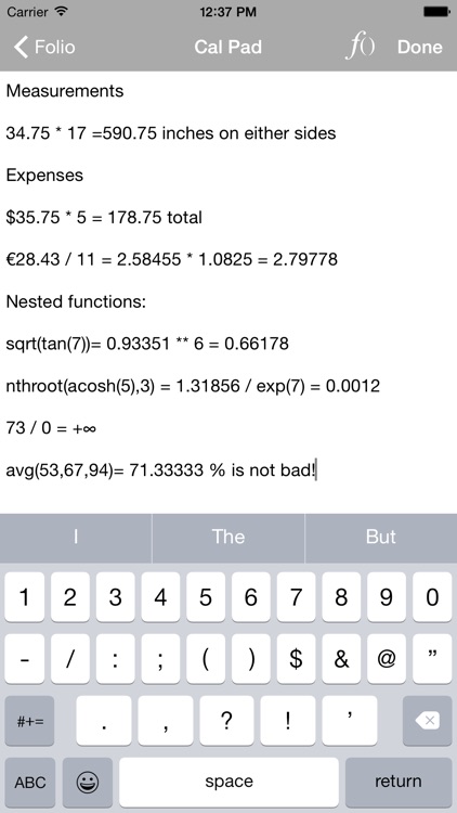 Cal Pad Folio - Calculator & Notepad in one app!