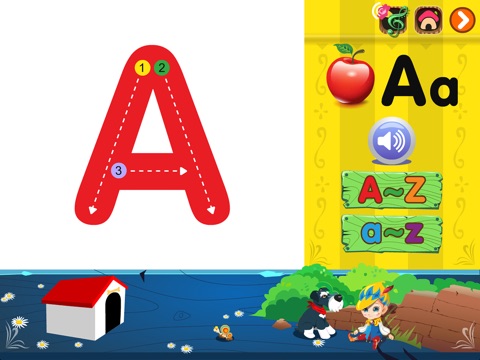 Pinocchio Teaching ABC "for iPad" screenshot 2