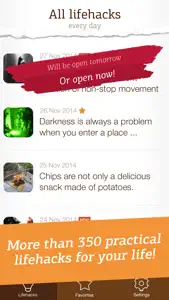 Life Hacks - useful tips and tricks screenshot #1 for iPhone