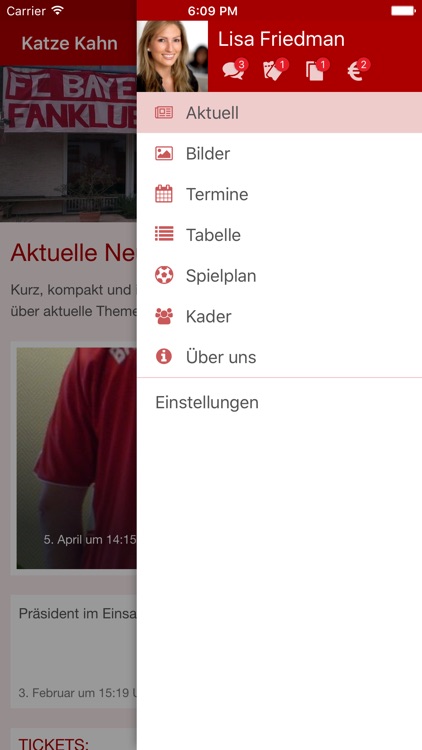 FC Bayern Fanclub Katze Kahn