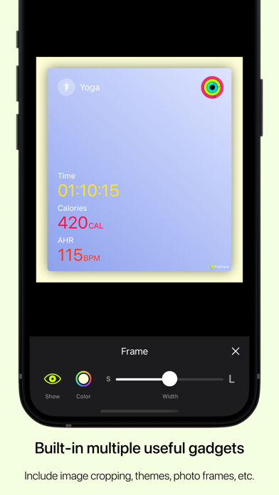 FitShare - Fitness Sharing Screenshot