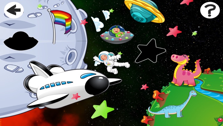 A Find the Shadow Game for Children: Learn and Play with in an Outer Space screenshot-3