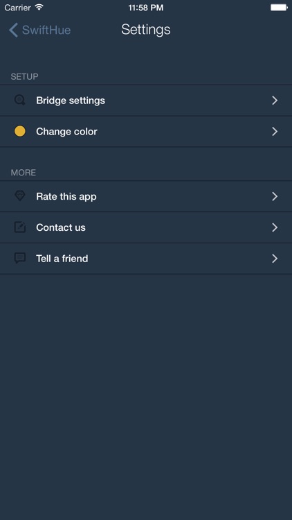 SwiftHue - Easily control your Hue lights, widget included