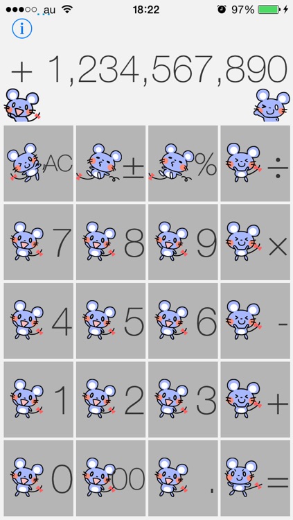 Cute mouse calculator