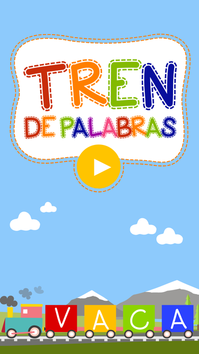Screenshot #1 pour Tren de palabras – Juegos de spelling bee y puzzle busca la palabra para niños
