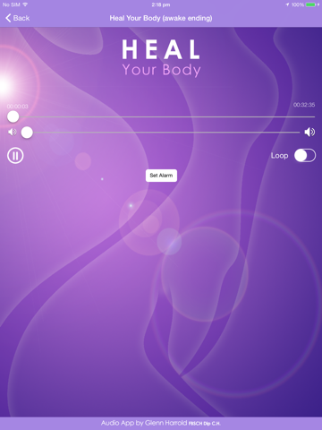 Screenshot #6 pour Heal Your Body by Glenn Harrold: Hypnotherapy for Health & Self-Healing