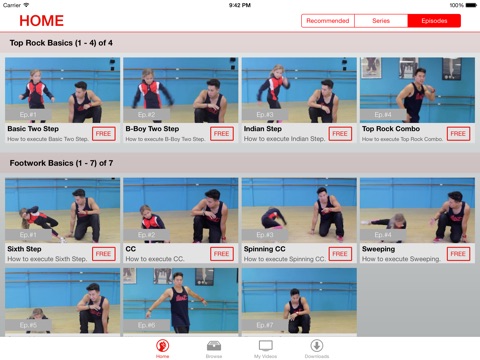 Hip-Hop Video Lessons: Break-Dance screenshot 2