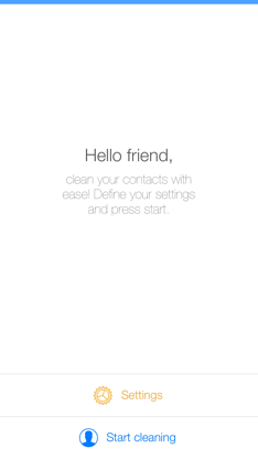 Contact Cleaner - clean your contacts with ease screenshot 1