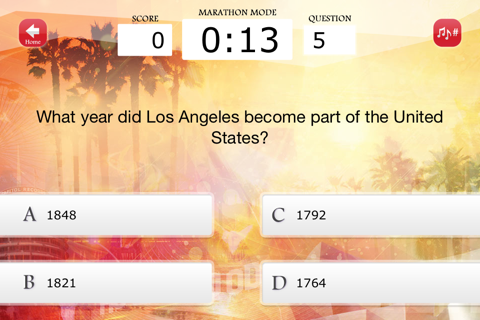 City of Los Angeles Trivia screenshot 2