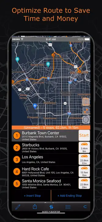 PlaceMaker Route Planner: Screenshot 2 von 3