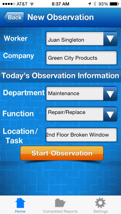 Safety Observation