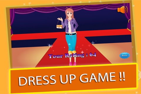 Dress up Girl Score Celebrity : Fantasy Makeup Hairstyle Fashion For Kid Games screenshot 2