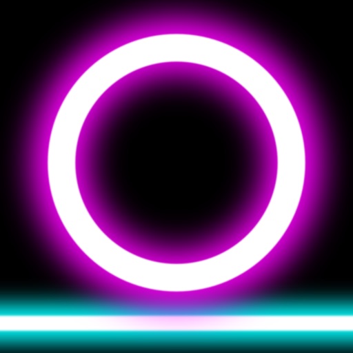 Rock Hero Jump in glow sparkling amazing fantasy space