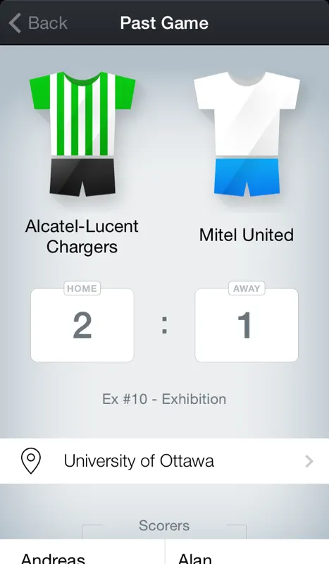 E2E Soccer League Centre screenshot 3 of 5