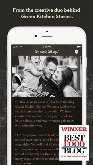 Capture d'écran de Healthy Desserts - By Green Kitchen sur iPhone 5