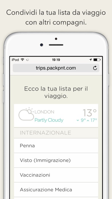 PackPoint Premium Schermata dell'app