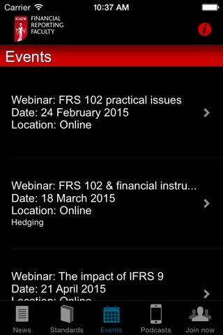 ICAEW Financial Reporting Faculty (FRF) screenshot 3