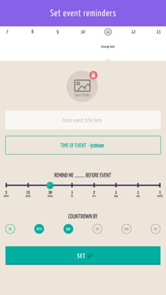 Big Day Event Countdowns - Countdown to Birthdays, Vacations and More screenshot 5