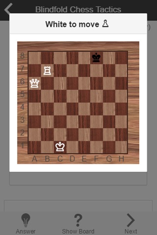 Blindfold Chess Tactics FREE screenshot 3