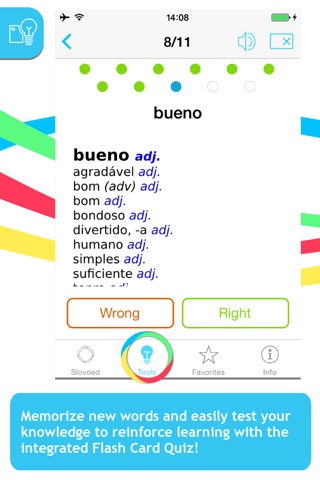 Spanish <-> Portuguese Slovoed Compact talking dictionary screenshot 4