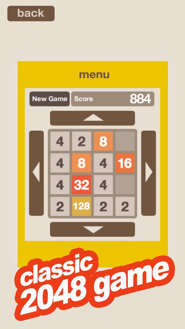 Screenshot #1 pour 2048 - Watch Edition