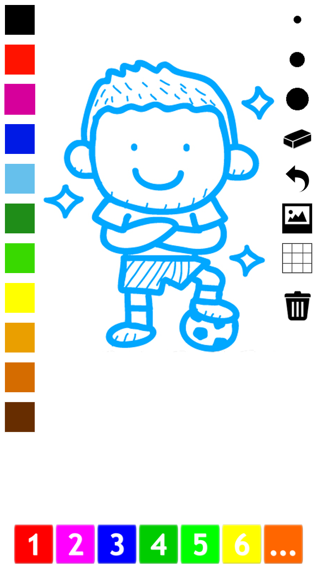 How to cancel & delete Coloring Book of Soccer for Children: Learn to color the world of football from iphone & ipad 4