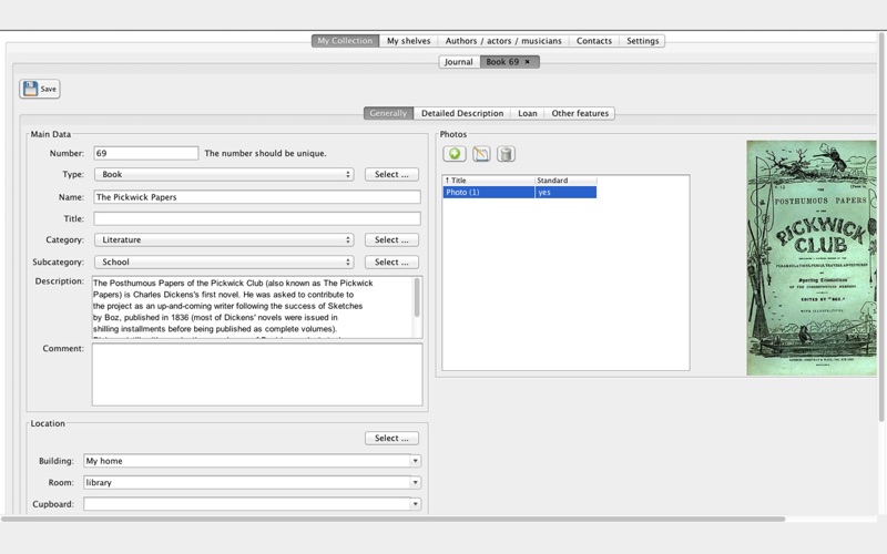Screenshot #1 pour Accounting of collections