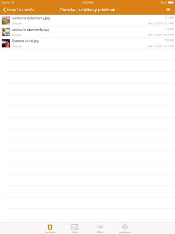 Screenshot #5 pour Úschovňa – úložisko pre tvoje fotky a dokumenty
