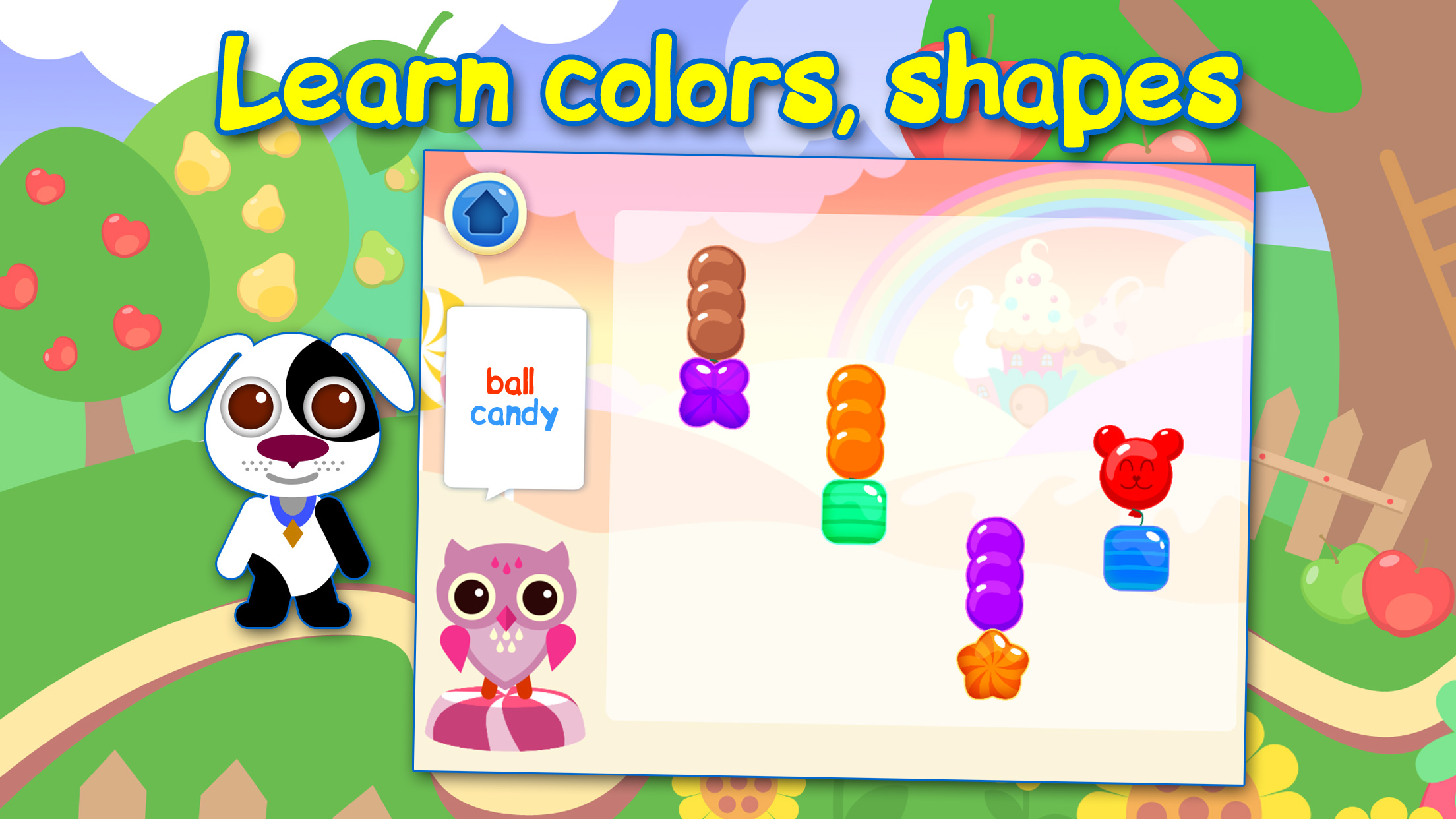 Child learns colors & drawing. Educational games for toddlers. Free Version.