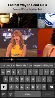 waydc gif keyboard iphone screenshot 2