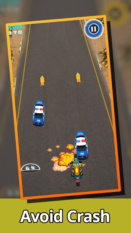 A Mad Skills Free MotorCycle Racing Game to Escape From Police