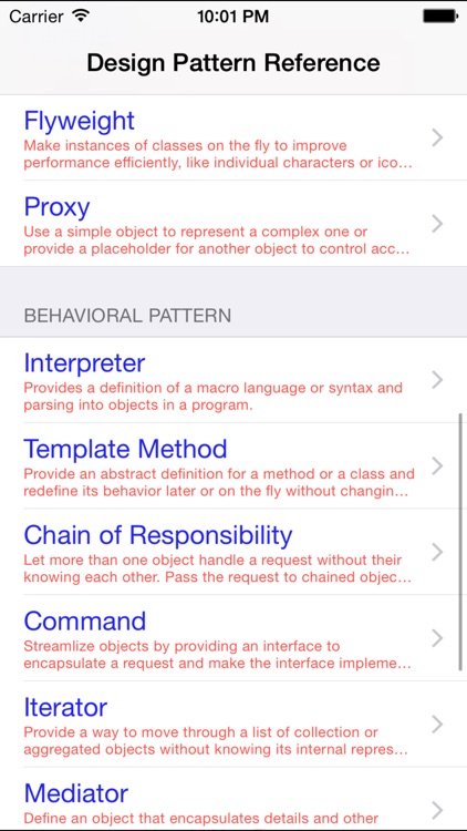 Design Pattern Reference