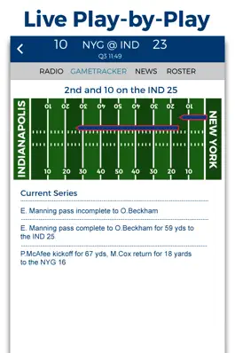 Game screenshot Indianapolis Football Radio & Live Scores apk