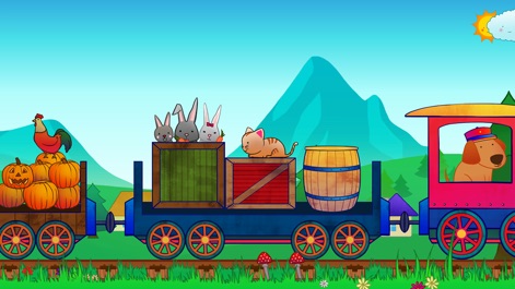 Animal Train for Toddlers - Education App | MWM