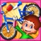 Cleaning bike-kids game