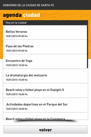 Agenda Ciudad SFC screenshot 2