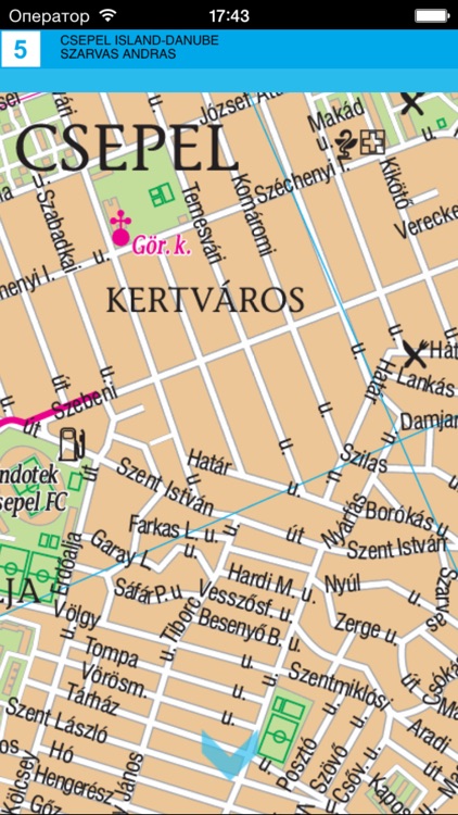 Csepel Island, Danube. Tourist map. screenshot-3