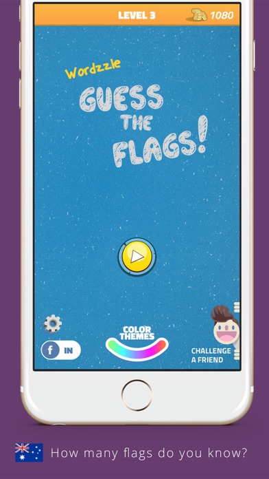 Screenshot #1 pour Wordzzle for Flags - What's this country's flag?