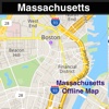 Massachusetts/Boston Offline Map & Navigation & POI & Travel Guide & Wikipedia with Real Time Traffic Cameras Pro