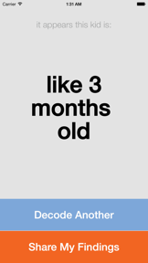 Kid Age Decoder screenshot