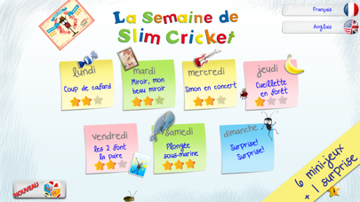 Screenshot #1 pour La Semaine de Slim Cricket Lite