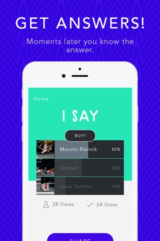 I SAY, YOU SAY – The fastest decision maker: Ask questions and get opinions with the help of your friends as fast as a bullet. screenshot 4