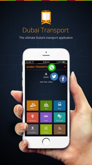 Screenshot #1 pour Dubai Transports