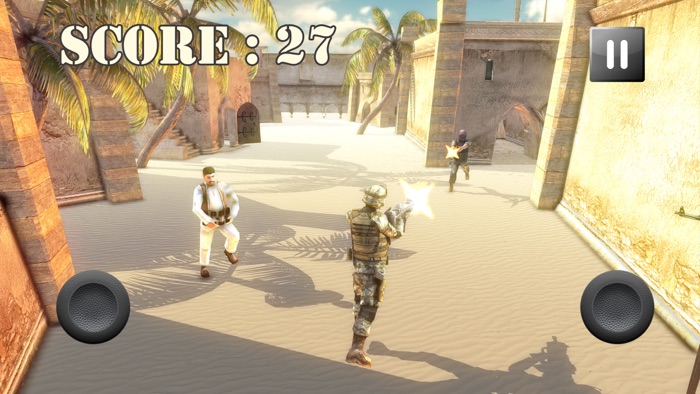 Army Gun Battle - Desert War Free
