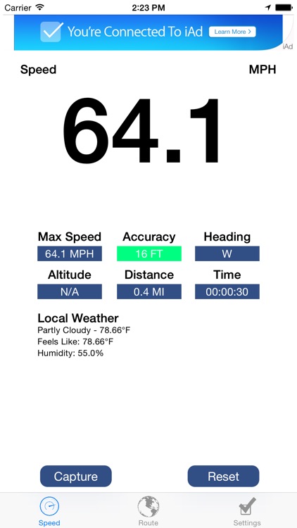 Max Speed