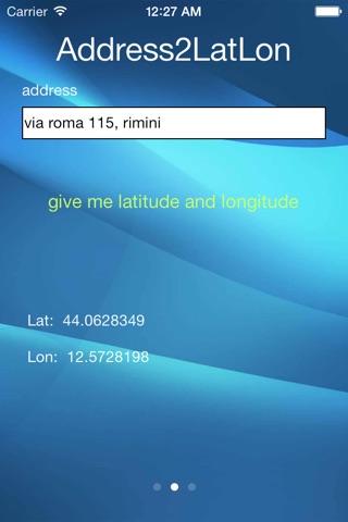 Latitudine e Longitudine da Indirizzo screenshot 3
