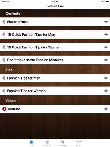 Screenshot #4 pour Fashion Tips!