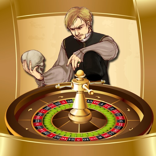 American Roulette Wheel in Casino Hamlet Shakespeare Style iOS App