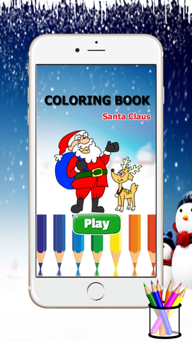 Screenshot #2 pour Coloring Book Santa Claus - Joyeux Noël